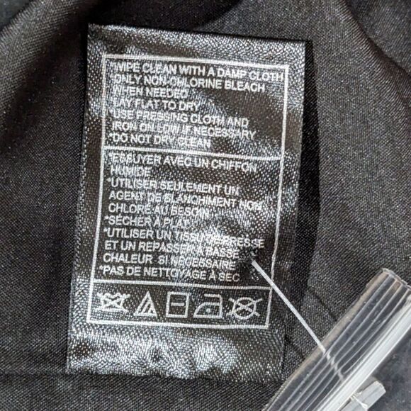 Steve Madden Women's Faux Leather Two Button Blazer Jacket Size M NWT - Picture 9 of 9